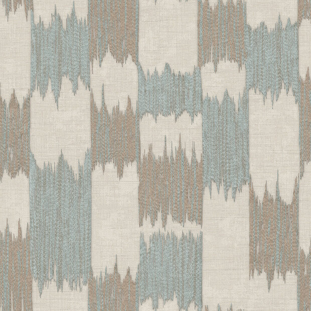 Dutch Wallcoverings Renaissance 2 RE521034 Blauw / Bruin / Taupe
