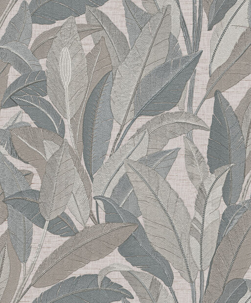 Dutch Wallcoverings Renaissance 2 RE521054 Grijs / Blauw