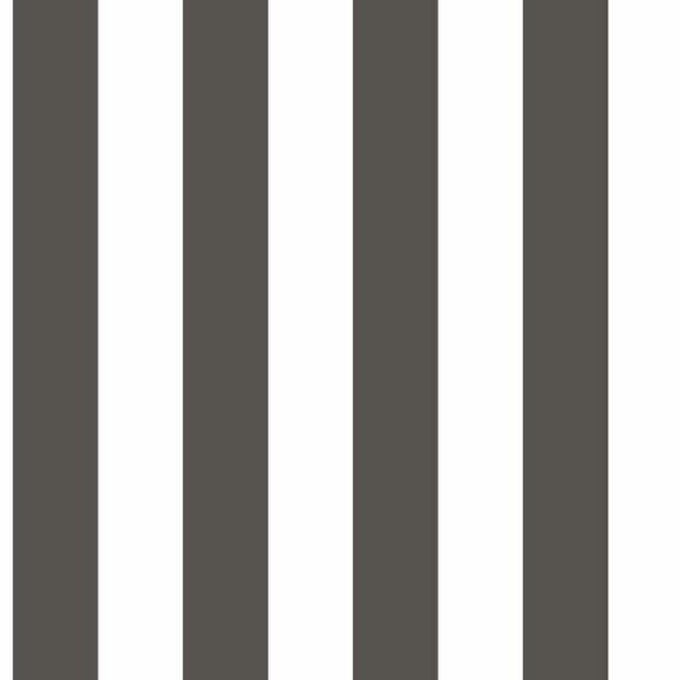 Noordwand Top Stripes 38449 - Zwart / Wit