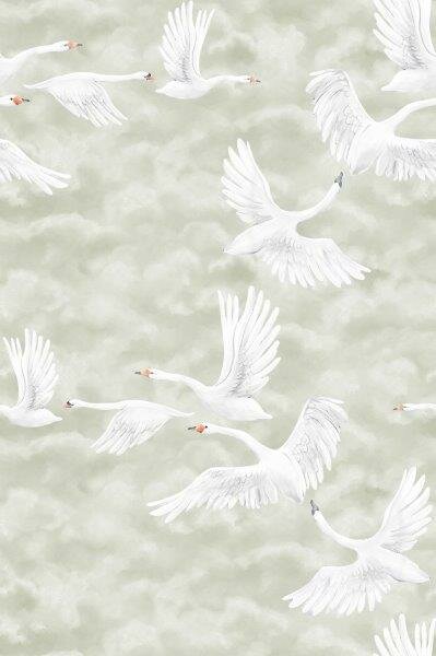 Bor&aring;stapeter Studio Clouds Swans 9414W