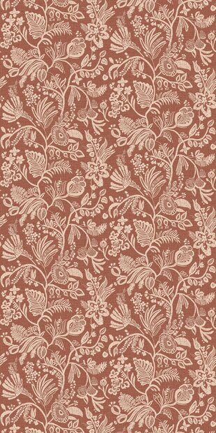 Casamance Broderies (*Incl. Gratis Lijm!) - Cr&egrave;me / Rood