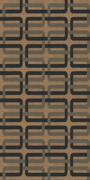 Casamance Tressora (*Incl. Gratis Lijm!) - Bruin / Zwart / Goud