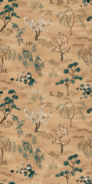 Casamance Legendes (*Incl. Gratis Lijm!) - Wit / Bruin / Goud