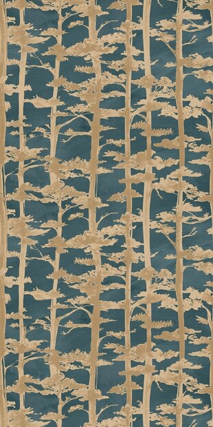 Casamance Legendes (incl. Gratis Lijm*) &nbsp;- 70040712 - Cr&egrave;me / Beige / Goud / Blauw