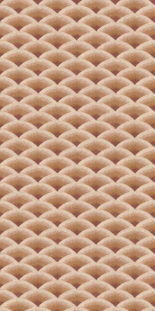 Casamance Legendes (*Incl. Gratis Lijm!) - Cr&egrave;me / Beige / Rood