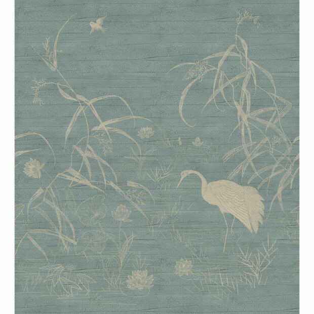 Casamance Legendes (*Incl. Gratis Lijm!) - Beige / Blauw