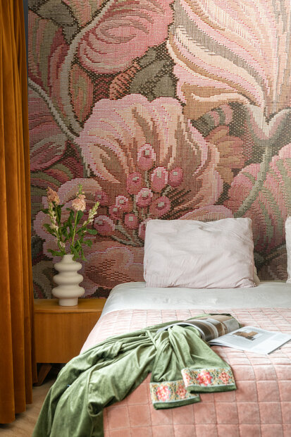 Esta Home Bloemen 159508 (incl. Gratis Lijm*) Roze]Groen