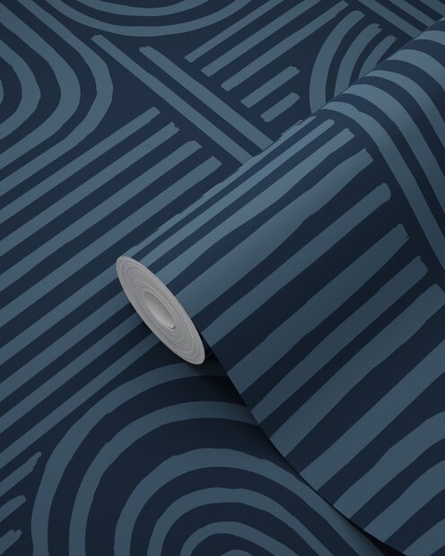 Esta Home Grafisch]3D 139939 (incl. Gratis Lijm*) Blauw