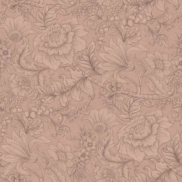 Esta Home Bloemen 139794 (incl. Gratis Lijm*) Terracotta]Roze