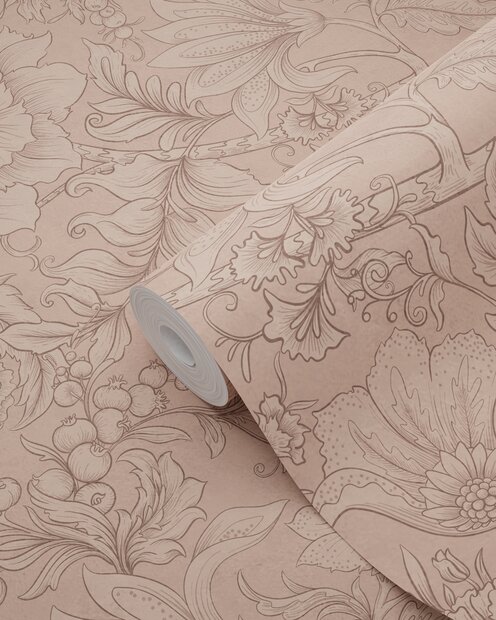 Esta Home Bloemen 139794 (incl. Gratis Lijm*) Terracotta]Roze