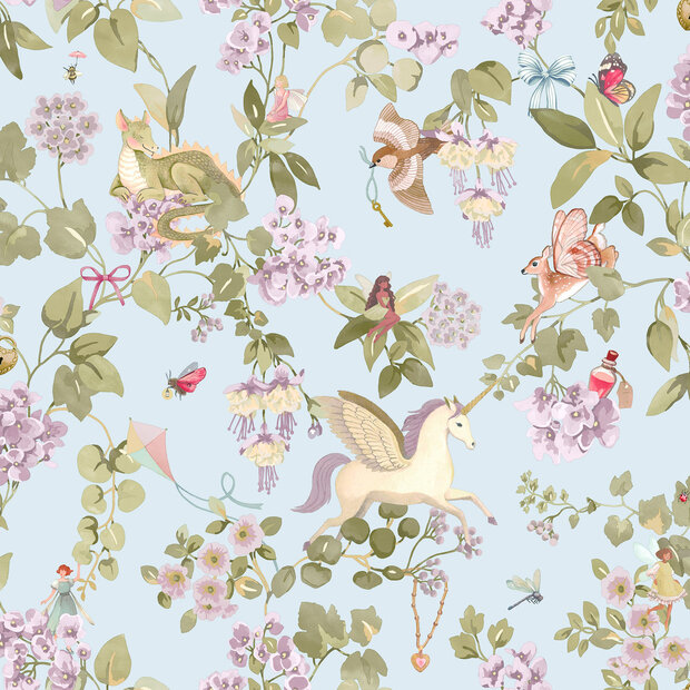 Dutch Wallcoverings Adventure Awaits Blauw 14022