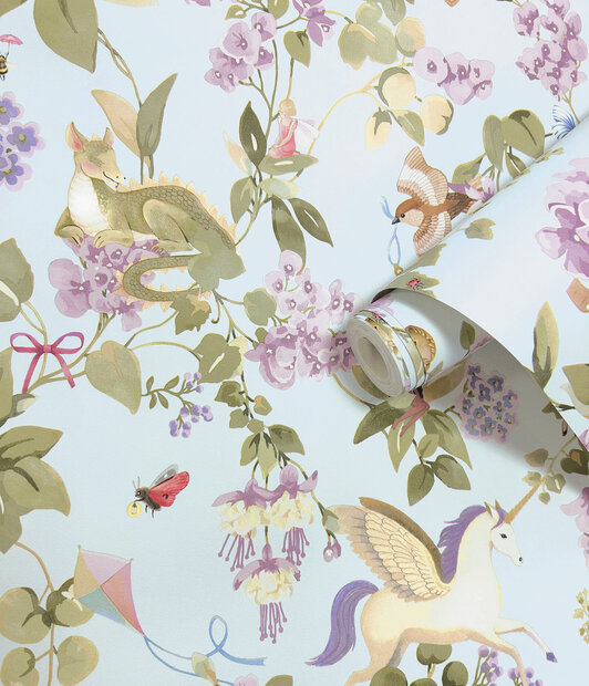 Dutch Wallcoverings Adventure Awaits Blauw 14022