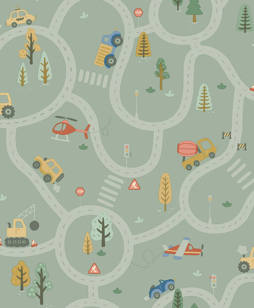 Dutch Wallcoverings Adventure Awaits Groen 14081