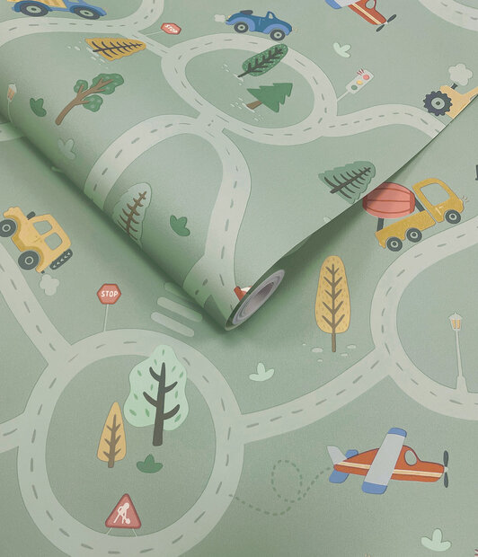 Dutch Wallcoverings Adventure Awaits Groen 14081