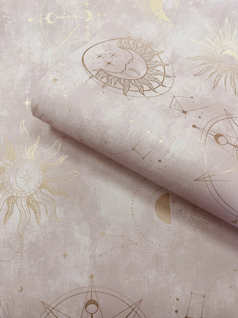 Dutch Wallcoverings Imaginarium 3 Roze Goud 14250