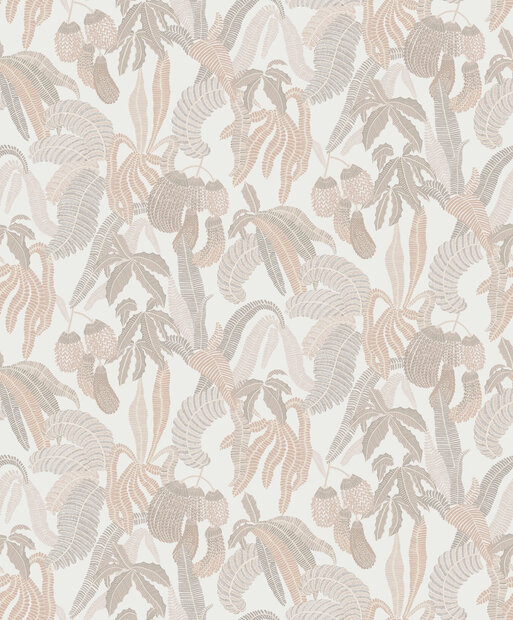 Masureel Romance ROM001  (incl. Gratis Lijm*) Wit / Beige / Grijs