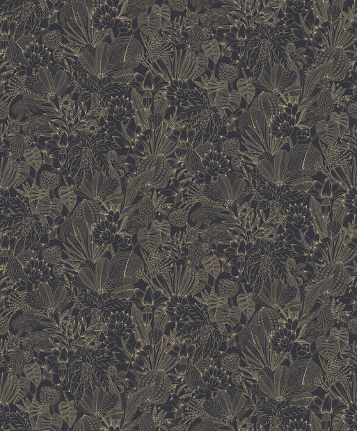 Masureel Romance ROM103  (incl. Gratis Lijm*) Zwart / Goud