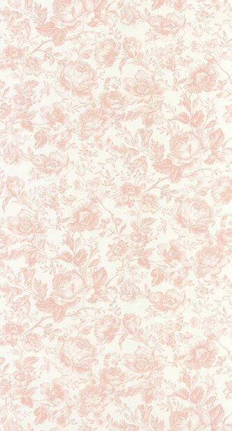 Casadeco Les Belles Toiles De Jouy 2 BTJD201724101 (incl. Gratis Lijm*) Roze