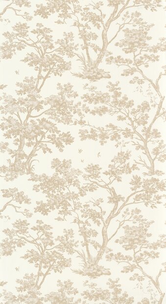 Casadeco Les Belles Toiles De Jouy 2 BTJD81521122 (incl. Gratis Lijm*) Beige