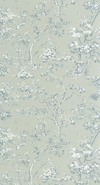 Casadeco Les Belles Toiles De Jouy 2 BTJD81527103 (incl. Gratis Lijm*) Groen