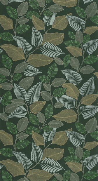 Casadeco Rio RIOC201807850 (incl. Gratis Lijm*) Groen