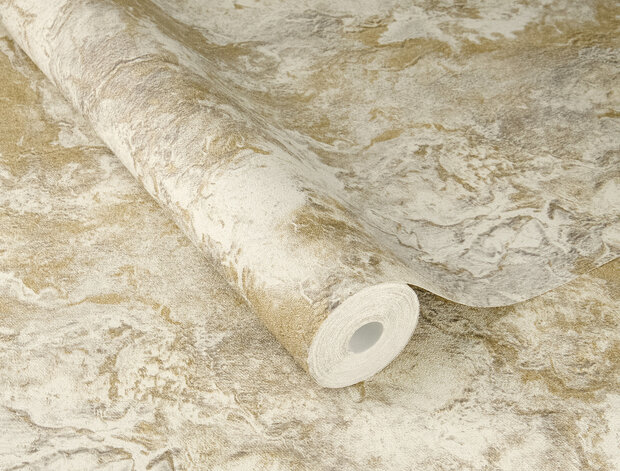 Rasch Factory VI 497236 Creme Wit / Taupe / Grijs