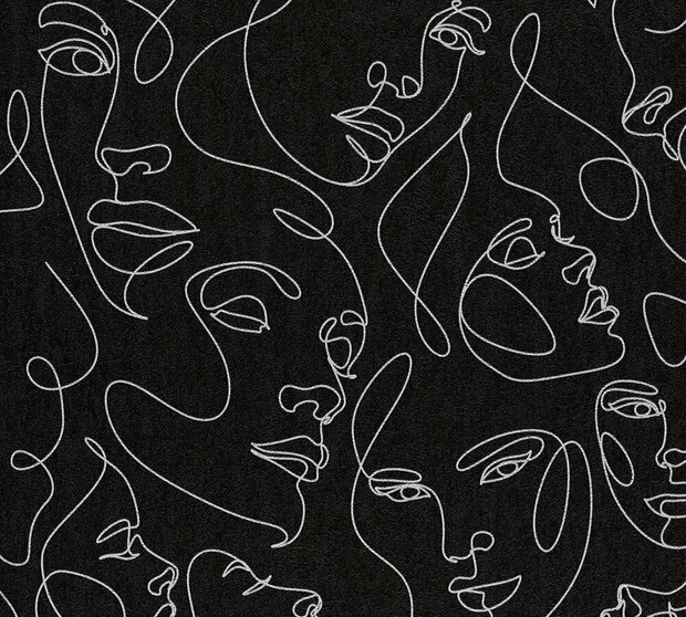 AS Creation PintWalls III 79172-3 Zwart