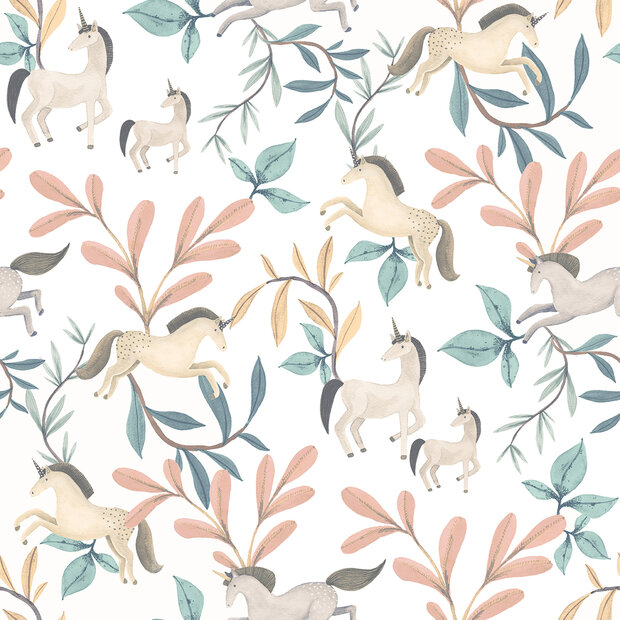 Dutch Wallcoverings Sweet Dreams M962-04 Beige / Groen