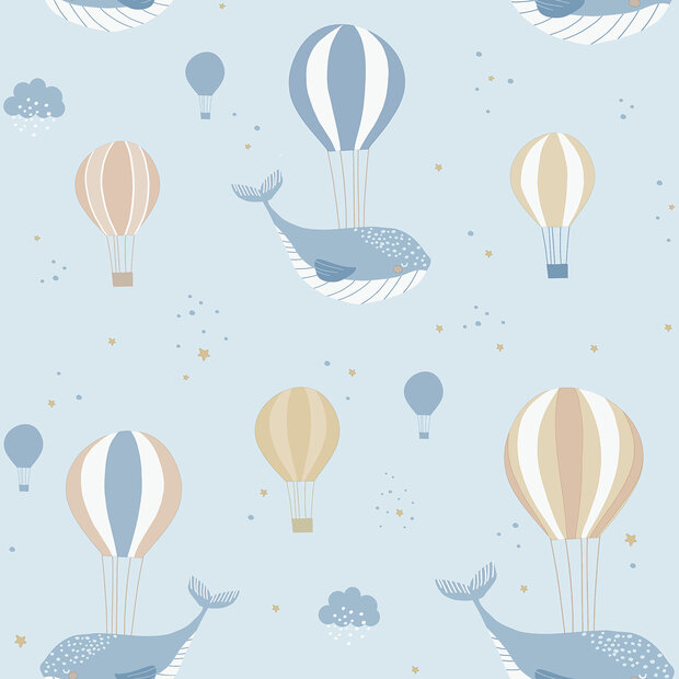 Dutch Wallcoverings Sweet Dreams N062-01 Blauw