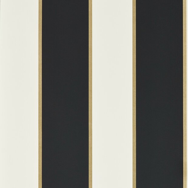 Clarke &amp; Clarke Metropolitan Wallcoverings W0221/04 Zwart