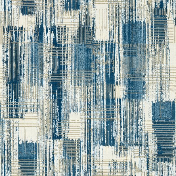 Clarke &amp; Clarke Metropolitan Wallcoverings W0225/02 Blauw