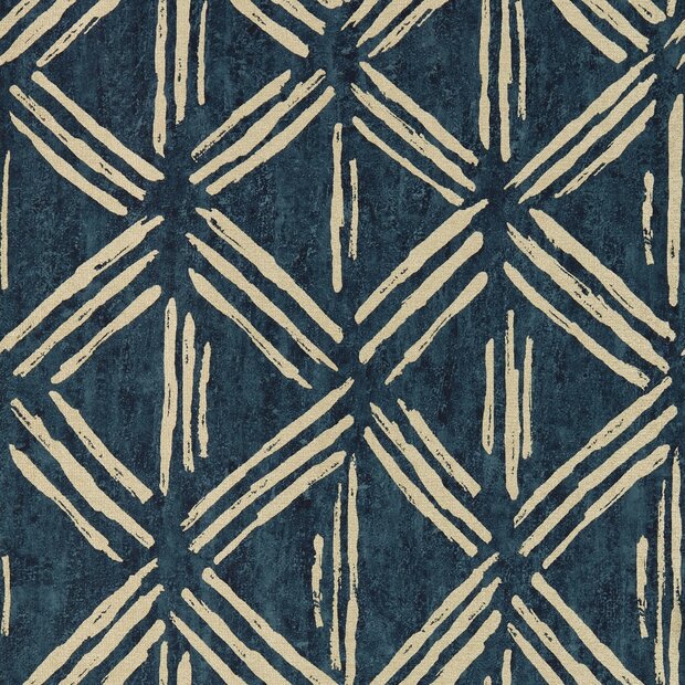 Clarke &amp; Clarke Metropolitan Wallcoverings W0228/01 Blauw