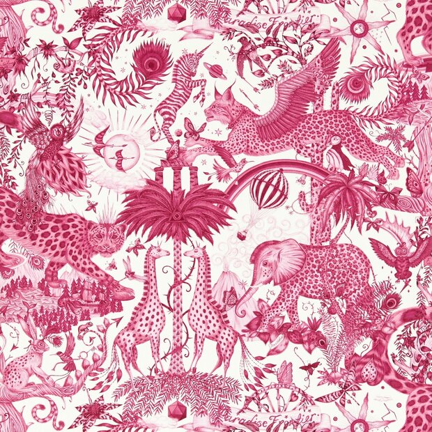 Clarke &amp; Clarke Emma Shipley Mythica Wallcoverings W0216/01 Roze