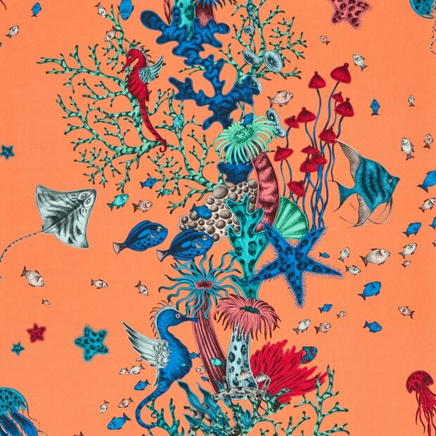 Clarke &amp; Clarke Emma Shipley Mythica Wallcoverings W0218/05 Roze