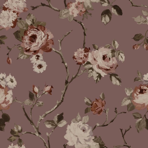 Esta Home Bloemen 363236 Paars