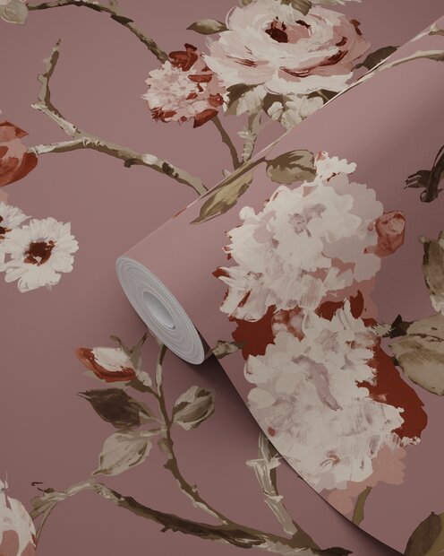 Esta Home Bloemen 363236 Paars