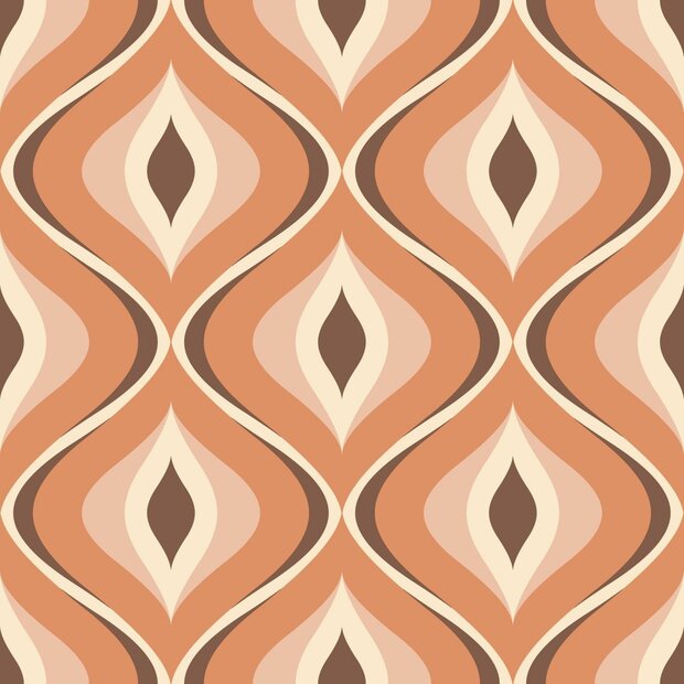 Esta Home Grafisch 130986 Oranje