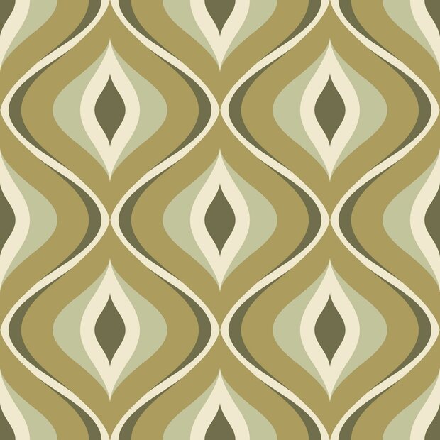 Esta Home Grafisch 130987 Groen