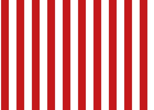 HookedOnWalls STRIPES &amp; STRIPES 90762 (incl. Gratis Lijm*) RIVIERA Wit / Rood