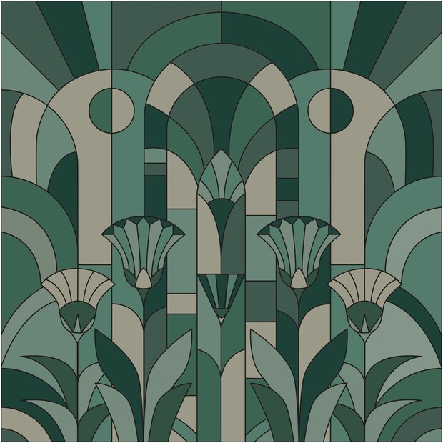 Caselio Maison Simeon MSI107457506 Groen