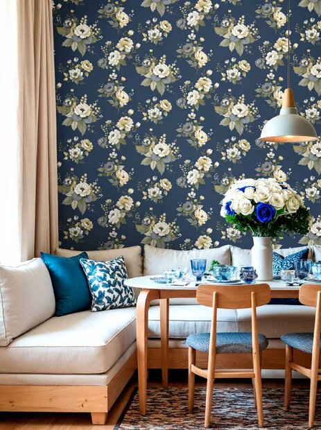 Noordwand Blooming Garden 7 8332 Blauw