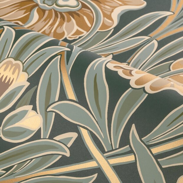 Casamance Isadora 70370304 (incl. Gratis Lijm*) Groen