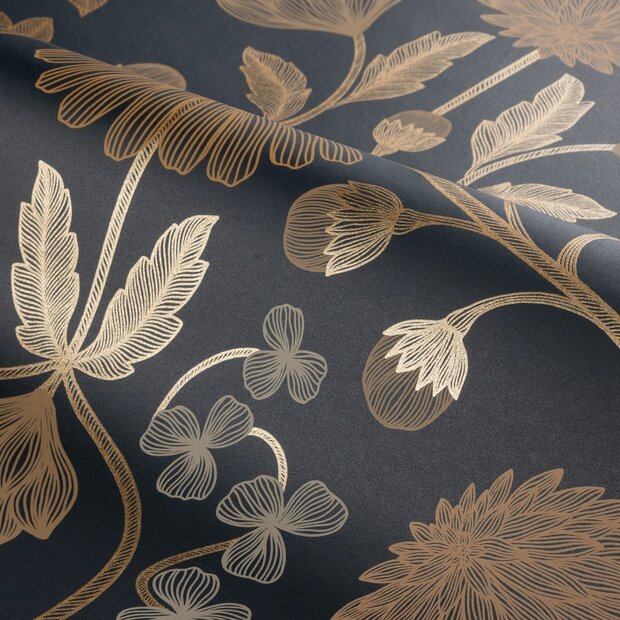 Casamance Isadora 70450916 (incl. Gratis Lijm*) Zwart