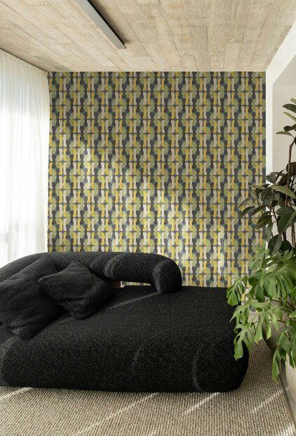 Noordwand Hohenberger Line &amp; Leaf 81439 Groen