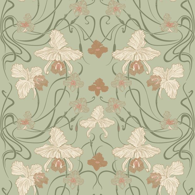 Esta Home Floral Fever 139667 Groen