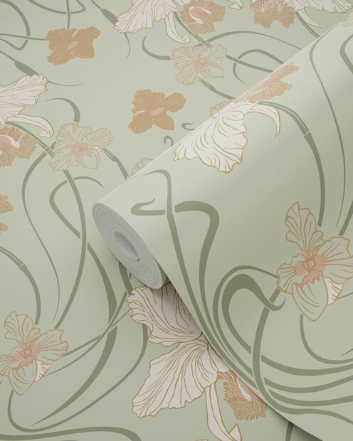 Esta Home Floral Fever 139667 Groen