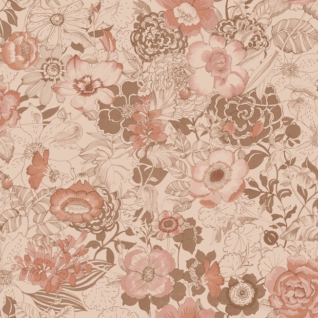 Esta Home Floral Fever 139766 Terracotta