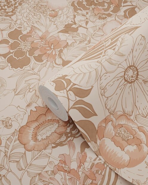 Esta Home Floral Fever 139766 Terracotta