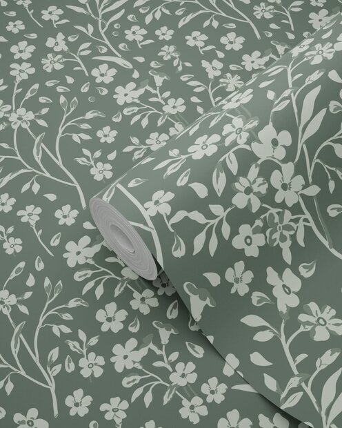 Esta Home Floral Fever 139878 Groen