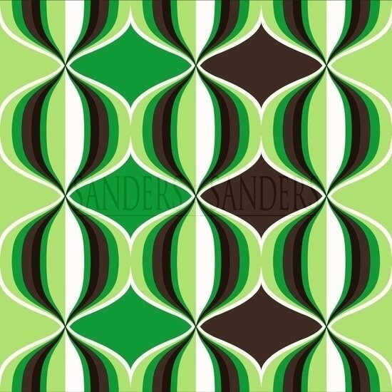 Sanders &amp; Sanders Trends &amp; More behang 935230 - Groen